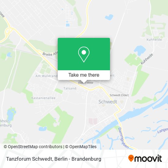 Tanzforum Schwedt map