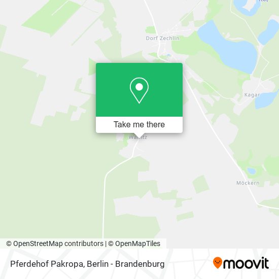Pferdehof Pakropa map