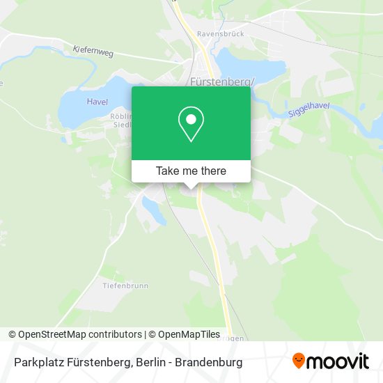 Parkplatz Fürstenberg map