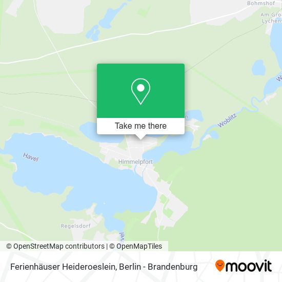 Ferienhäuser Heideroeslein map