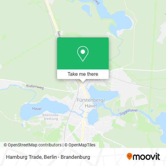 Hamburg Trade map