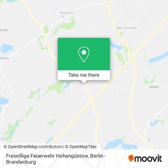 Карта Freiwillige Feuerwehr Hohengüstow