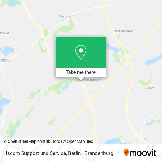 Карта Iscom Support und Service