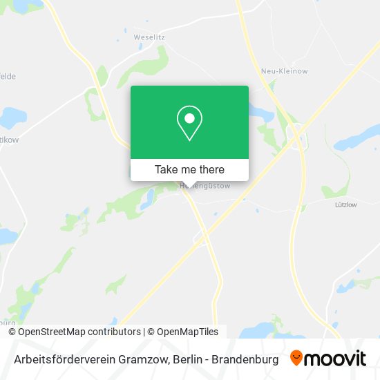 Arbeitsförderverein Gramzow map