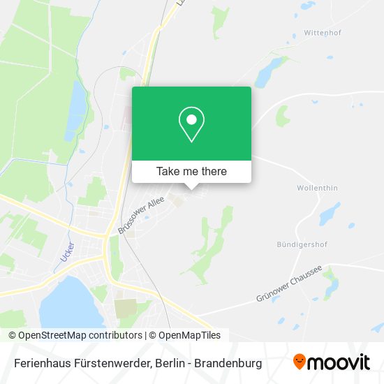 Ferienhaus Fürstenwerder map