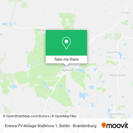 Карта Enewa Pv-Anlage Wallmow 1