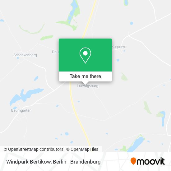 Windpark Bertikow map