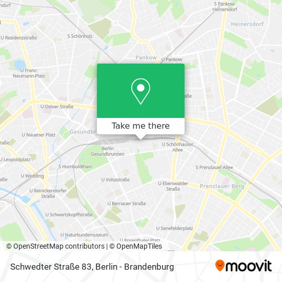 Schwedter Straße 83 map