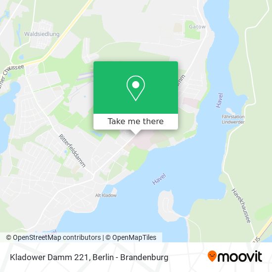 Kladower Damm 221 map