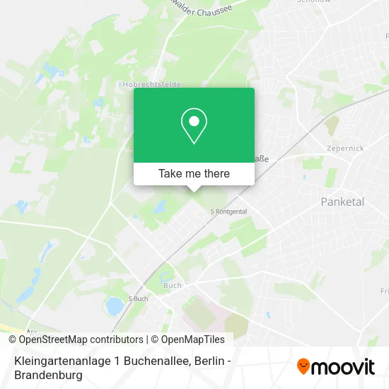 Карта Kleingartenanlage 1 Buchenallee
