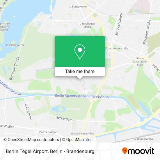 Карта Berlin Tegel Airport