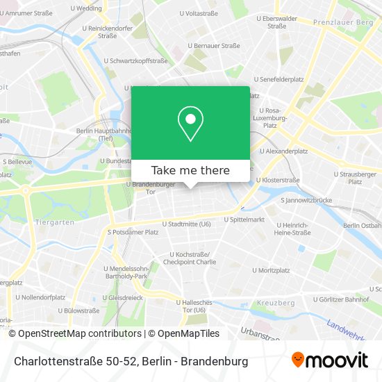 Карта Charlottenstraße 50-52