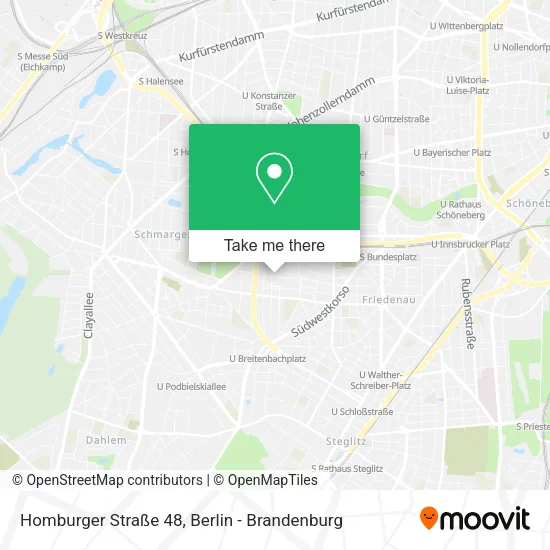 Карта Homburger Straße 48