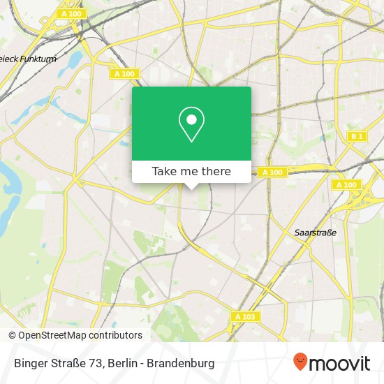 Карта Binger Straße 73