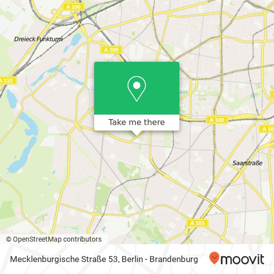 Карта Mecklenburgische Straße 53