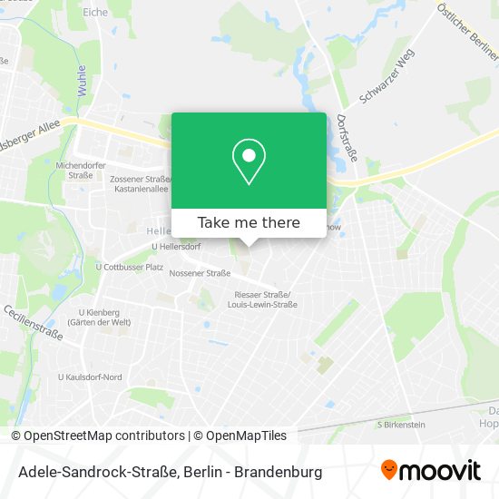 Карта Adele-Sandrock-Straße