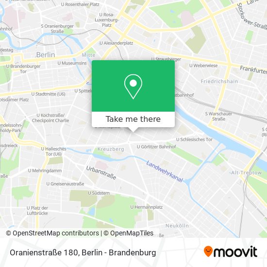 Oranienstraße 180 map