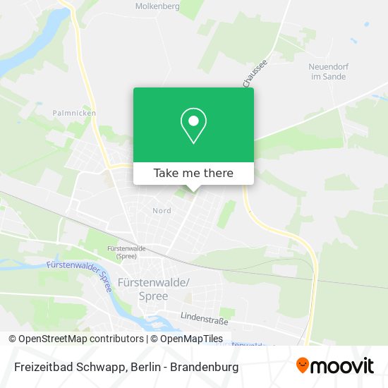 Freizeitbad Schwapp map