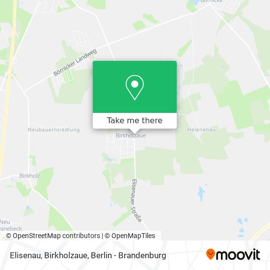 Elisenau, Birkholzaue map