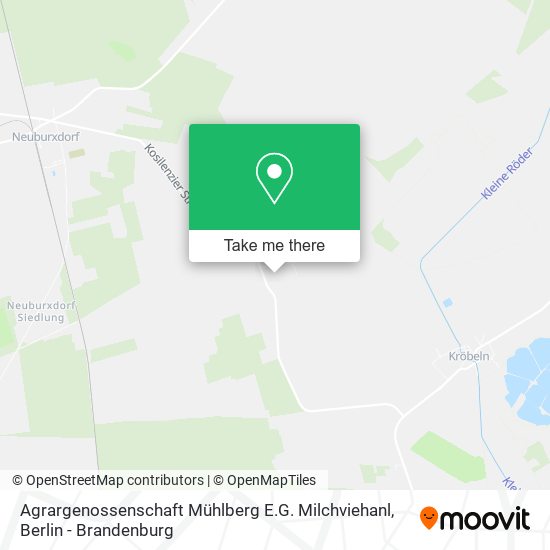 Agrargenossenschaft Mühlberg E.G. Milchviehanl map