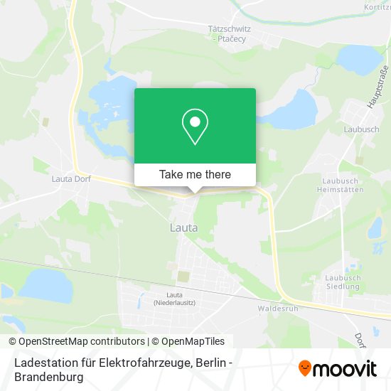 Карта Ladestation für Elektrofahrzeuge