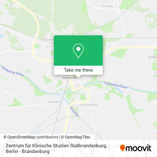 Карта Zentrum für Klinische Studien Südbrandenburg