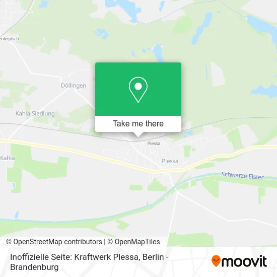 Inoffizielle Seite: Kraftwerk Plessa map