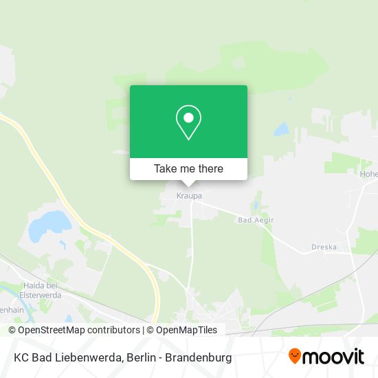 KC Bad Liebenwerda map