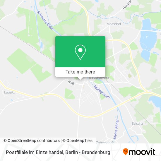 Postfiliale im Einzelhandel map