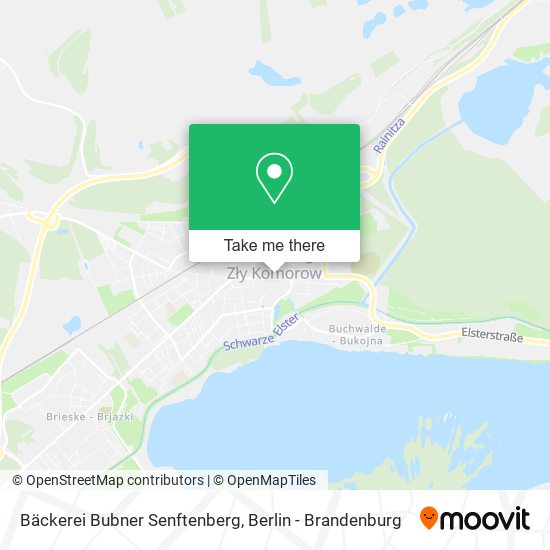 Bäckerei Bubner Senftenberg map