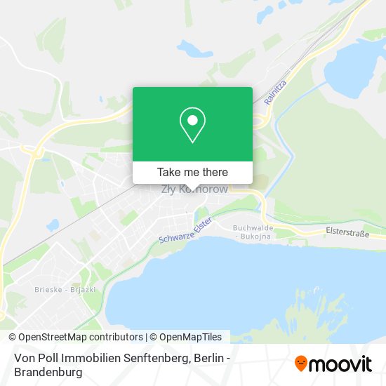 Карта Von Poll Immobilien Senftenberg