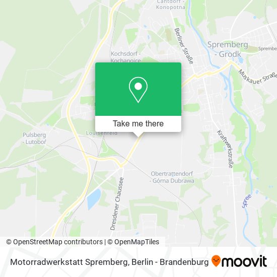 Motorradwerkstatt Spremberg map