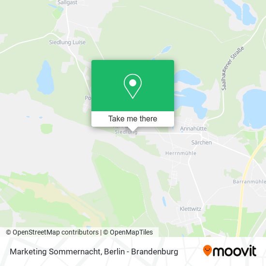 Marketing Sommernacht map