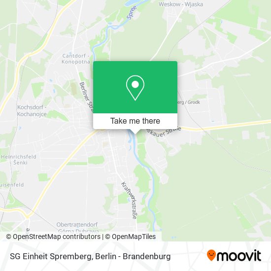 SG Einheit Spremberg map
