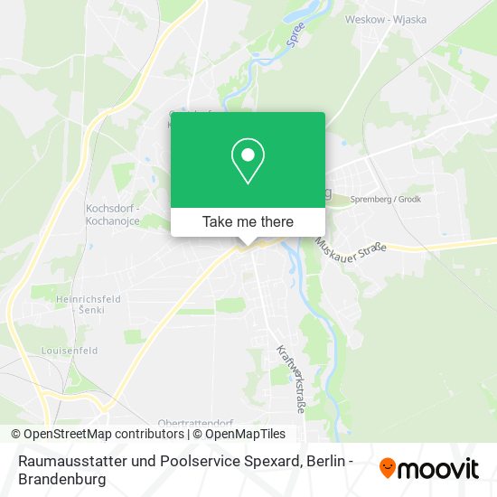 Raumausstatter und Poolservice Spexard map