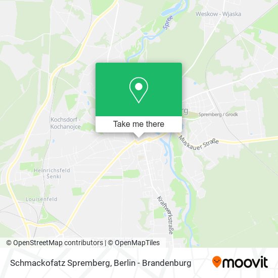 Карта Schmackofatz Spremberg