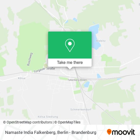 Карта Namaste India Falkenberg