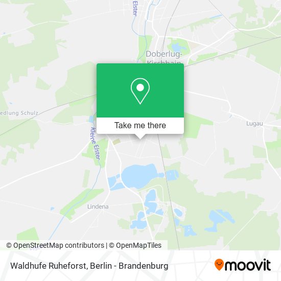 Waldhufe Ruheforst map