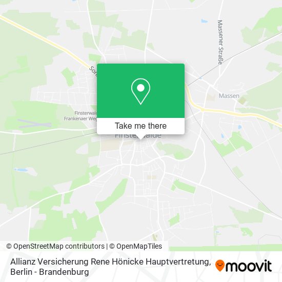 Allianz Versicherung Rene Hönicke Hauptvertretung map