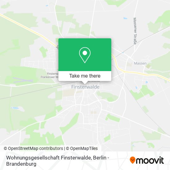 Wohnungsgesellschaft Finsterwalde map