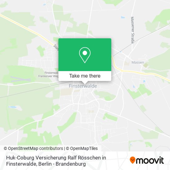 Huk-Coburg Versicherung Ralf Rösschen in Finsterwalde map