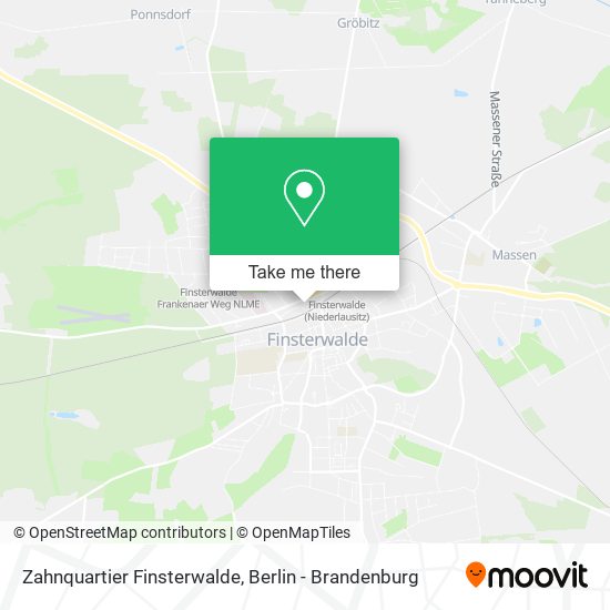 Карта Zahnquartier Finsterwalde