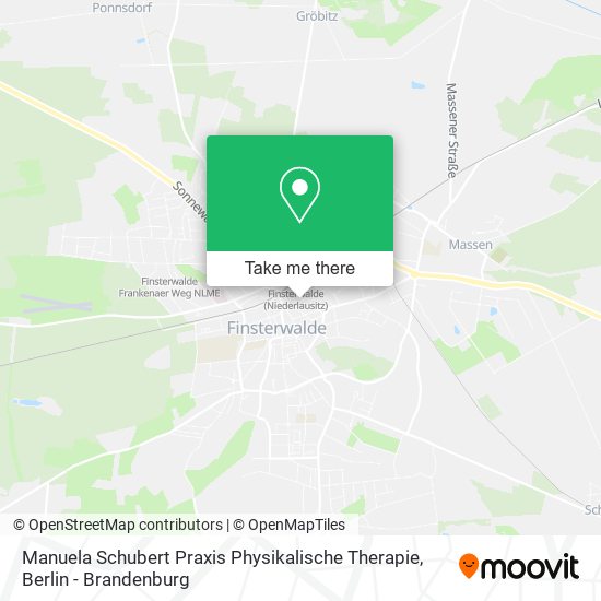 Карта Manuela Schubert Praxis Physikalische Therapie