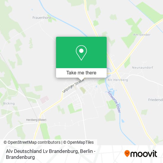 Карта Alv Deutschland Lv Brandenburg