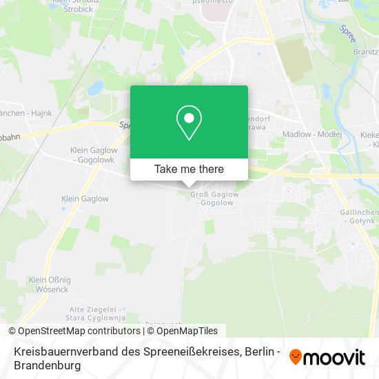 Kreisbauernverband des Spreeneißekreises map