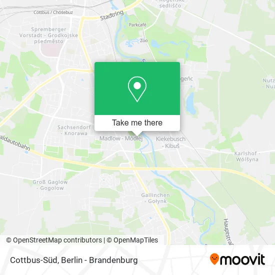 Cottbus-Süd map