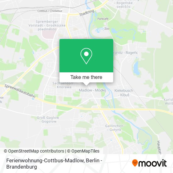 Ferienwohnung-Cottbus-Madlow map