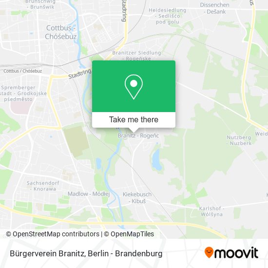 Bürgerverein Branitz map