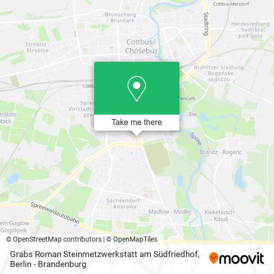 Grabs Roman Steinmetzwerkstatt am Südfriedhof map