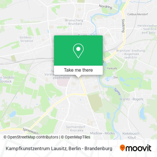 Kampfkunstzentrum Lausitz map